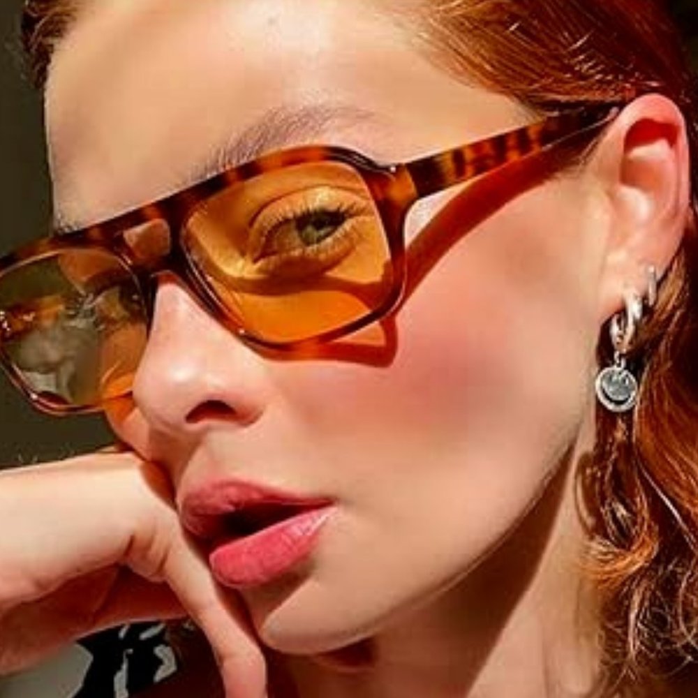 Square aviator sunglasses